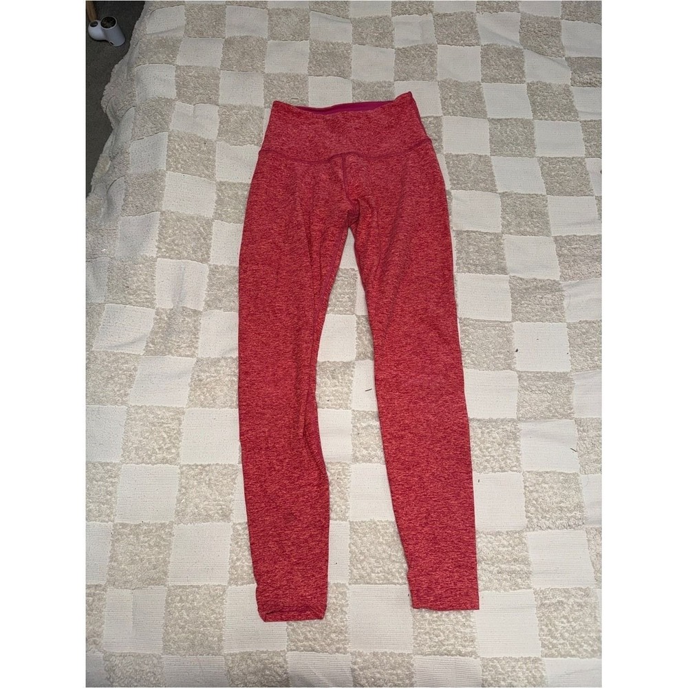 Beyond Yoga Spacedye High Waisted Midi Legging Raspberry Peach size M